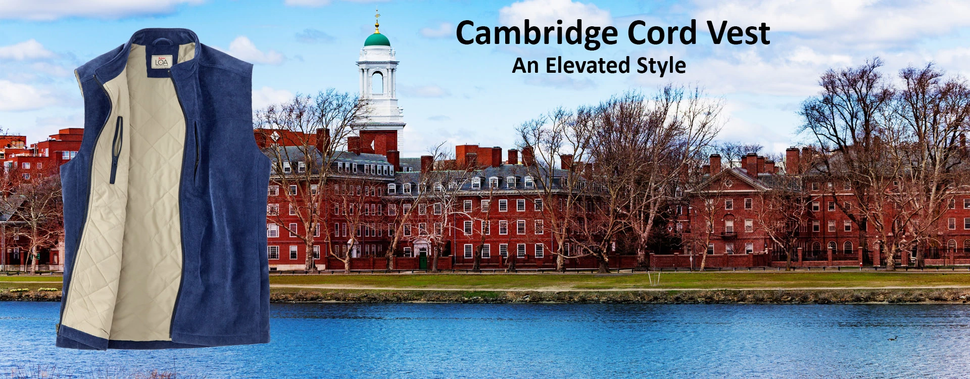 Cambridge cord vest