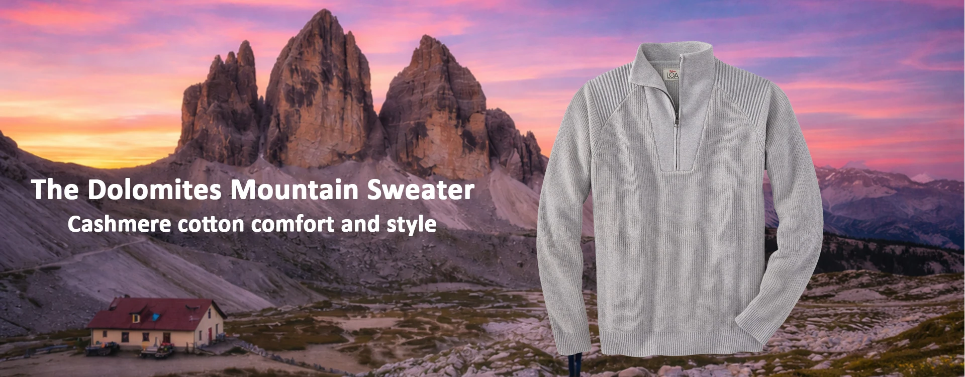 Dolomites Mountain Sweater 2026