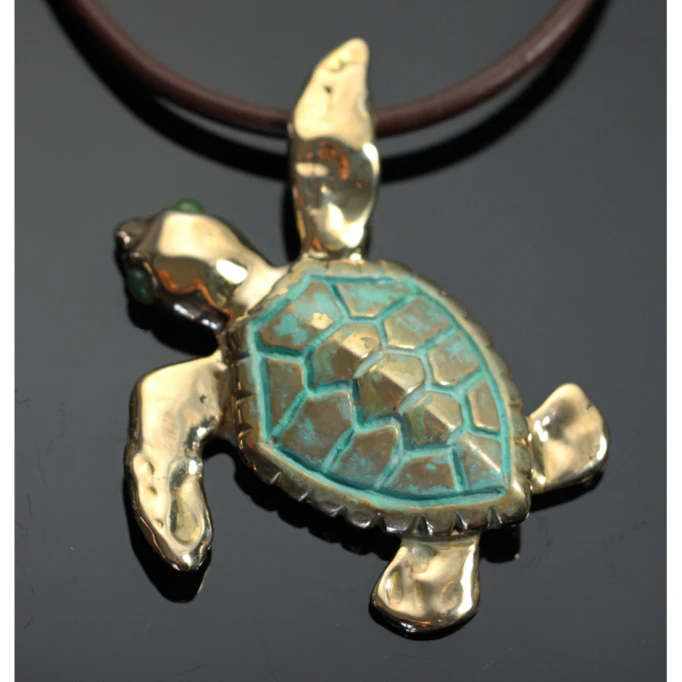 Bronze Loggerhead Pendant