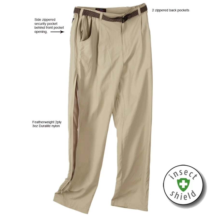 Quick Drying Pants With Bug & Sun Protection, Men's Eco Mesh Pant With  Insect Shield