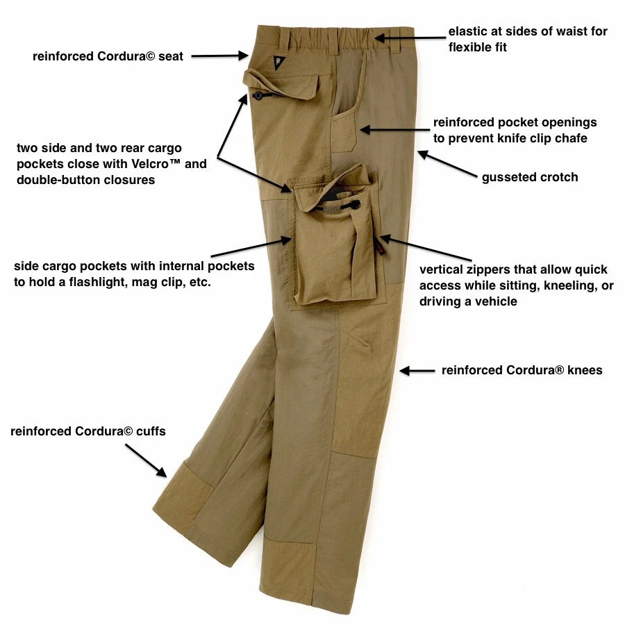 Quick Dry, Lightweight Nylon Tactical Pants | Men's VersaTac-light Pant |  RailRiders