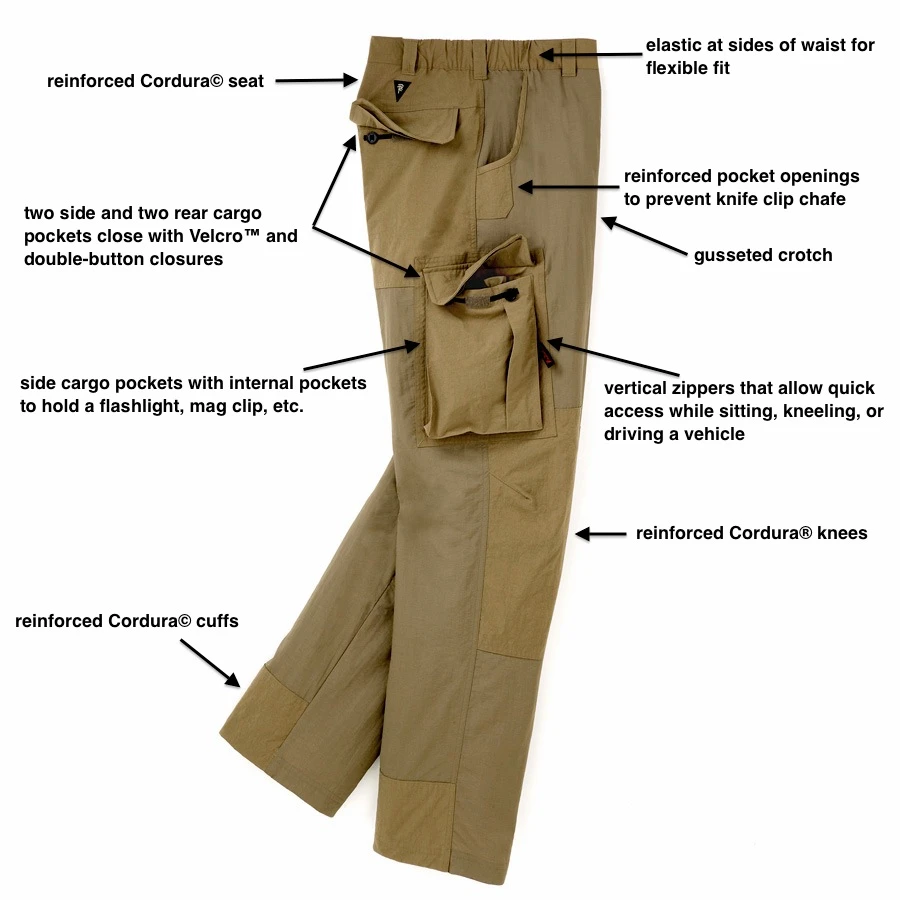 Quick Dry, Lightweight Nylon Tactical Pants