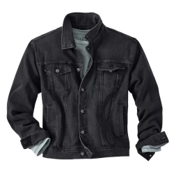 Washed Black Renegade Denim Jacket