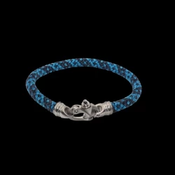 Unisex stainless mariners clasp bracelet