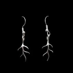 Silver Branch earrings